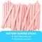 CraftySticks Colored Wood Craft Sticks 4.5 Inch, Red Orange Yellow Green Blue Purple White Black Pink Brown Popsicle Sticks